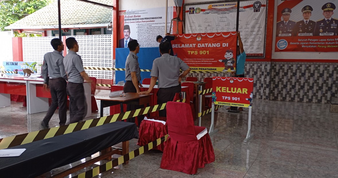 Lapas Banyuwangi Persiapkan TPS Khusus Pilkada 2024 Untuk Para Napi