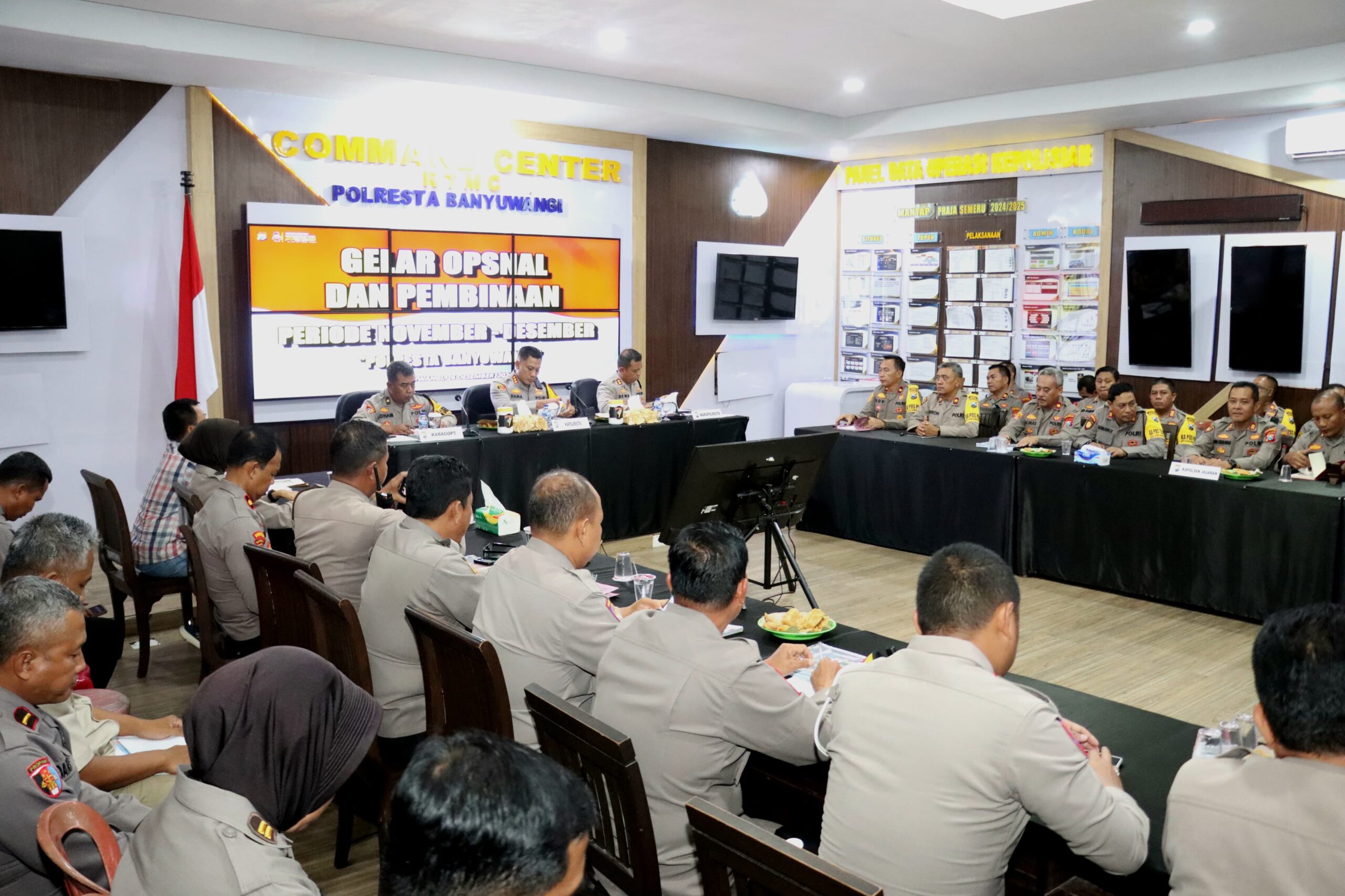 Polresta Banyuwangi Gelar Opsnal Dan Pembinaan Untuk Tingkatkan Kinerja dan Pelayanan
