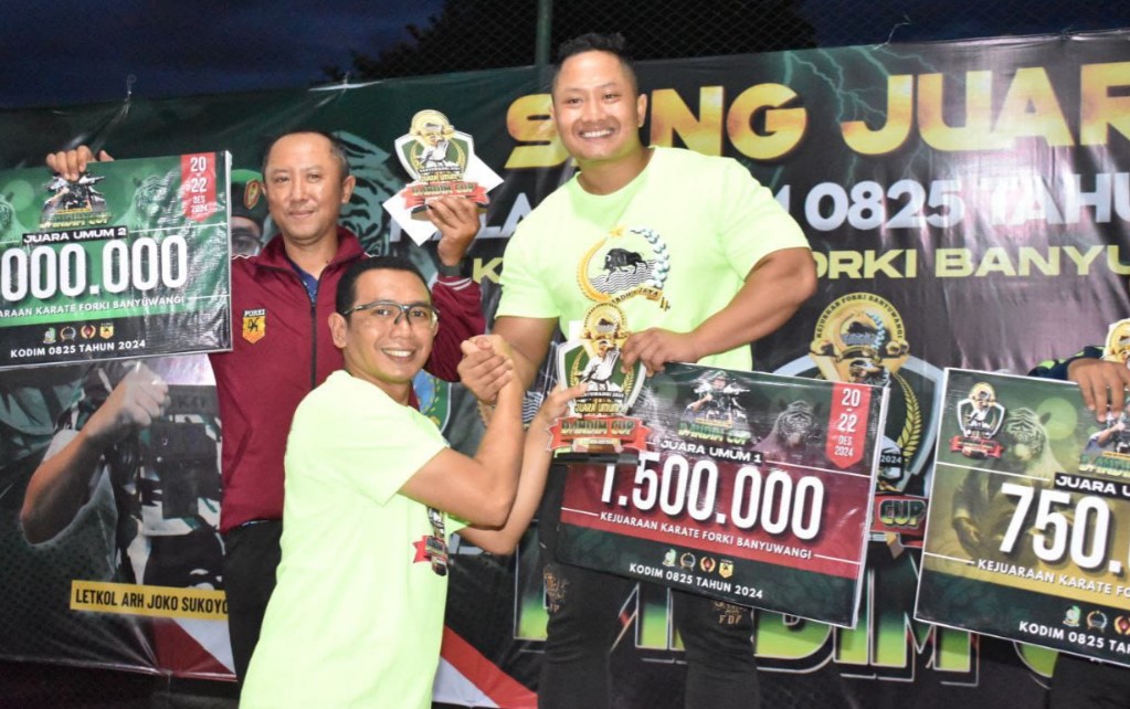 Penutupan Kejurkab Forki Dandim Cup Tahun 2024 Cetak Atlet Muda Berprestasi dan Tingkatkan Persaudaraan