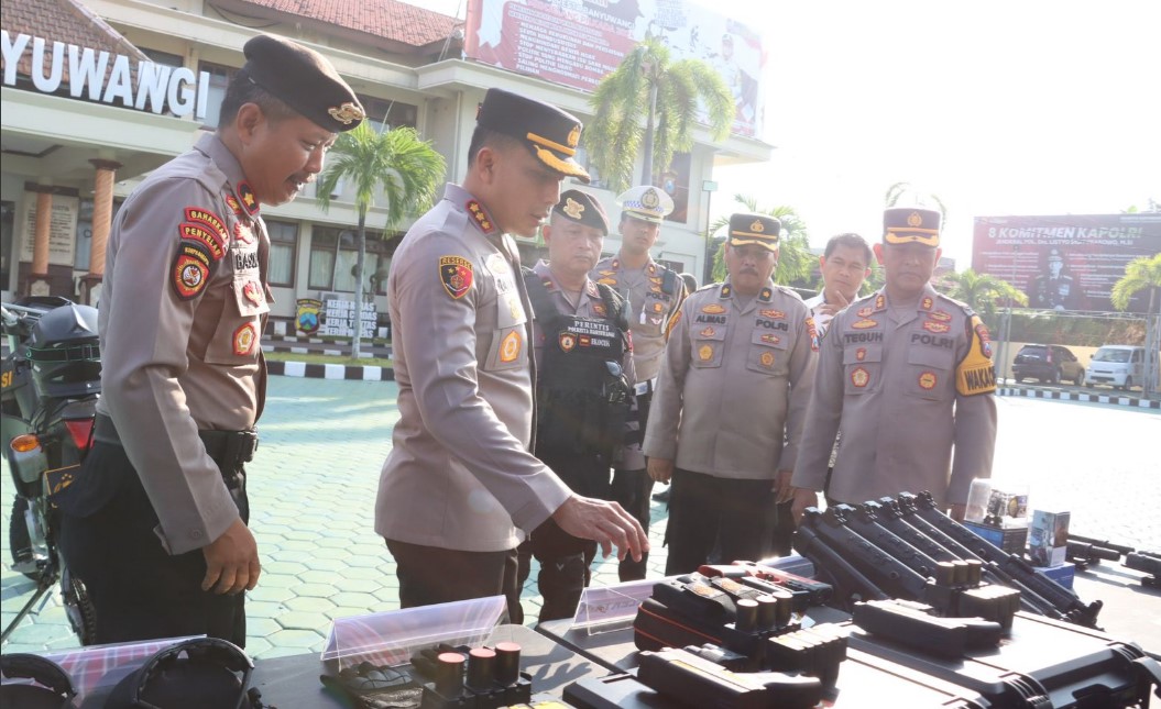 Upaya Tingkatkan Kamtibmas Jelang Ramadhan Polresta Banyuwangi Luncurkan Tim Patroli Samapta Presisi