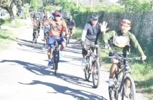 Funbike Ceria Keluarga Besar Makodim 0825/Banyuwangi Jaga Kebugaran dan Imunitas