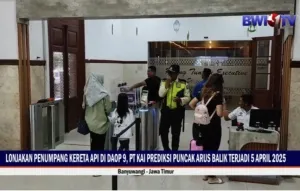 Lonjakan Penumpang Kereta Api di Daop 9, PT Kai Prediksi Puncak Arus Balik Terjadi 5 April 2025