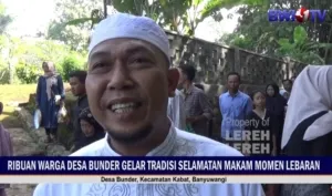 Ribuan Warga Desa Bunder Gelar Tradisi Selamatan Makam Momen Lebaran