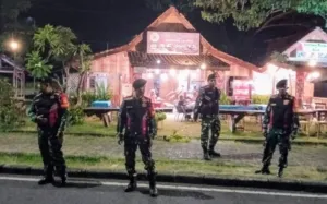 Sub Kogartab 0825/Banyuwangi Intensifkan Patroli Malam, Jamin Keamanan di Titik Rawan