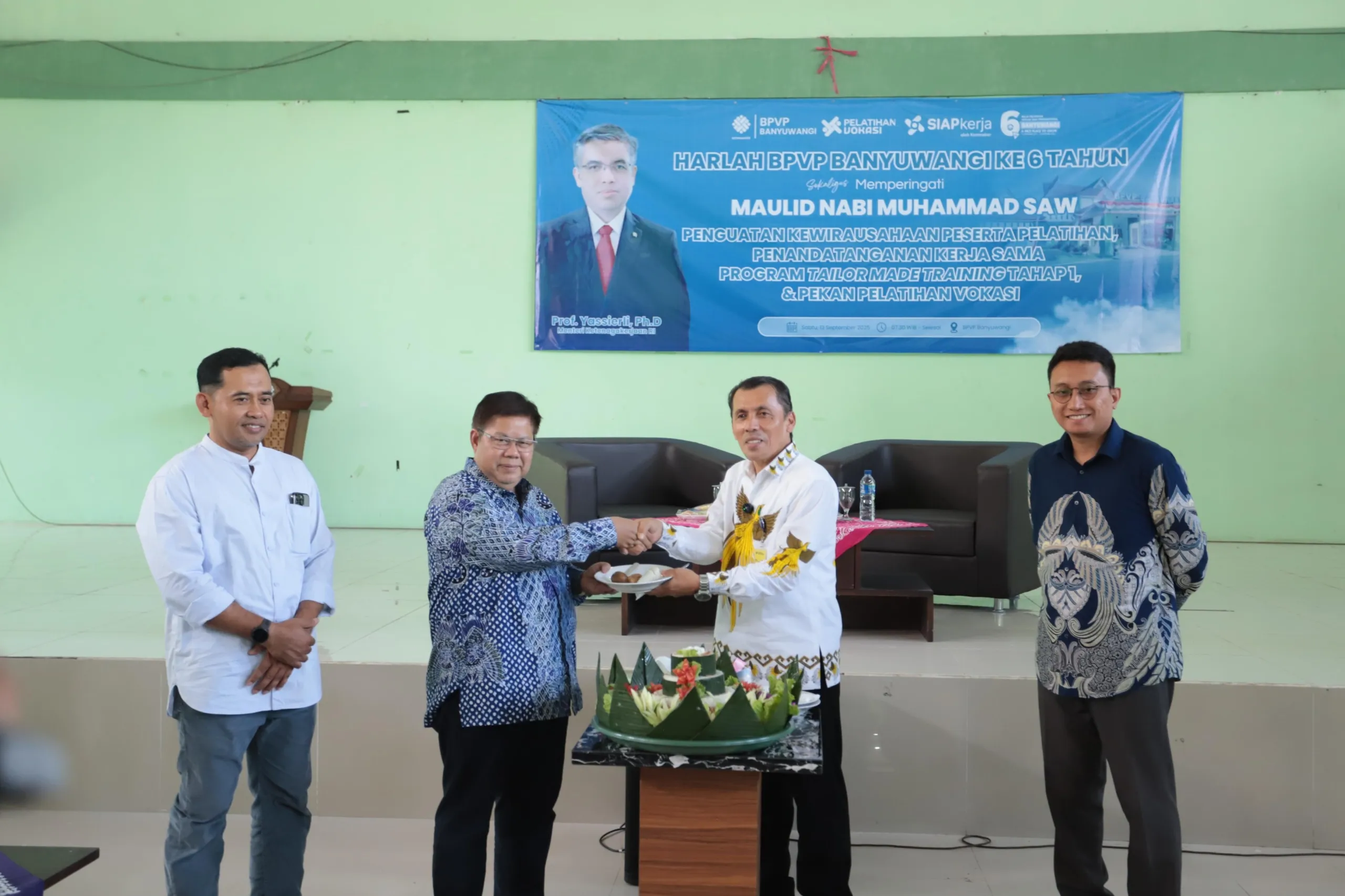 Peringati Harlah ke-6, BPVP Banyuwangi Gelar Selawat Nabi hingga Penguatan Kewirausahaan Peserta Pelatihan