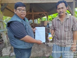 Vaksinasi Flu Burung di Wilayah Puskeswan Muncar Rampung, Peternak Diminta Tetap Waspada