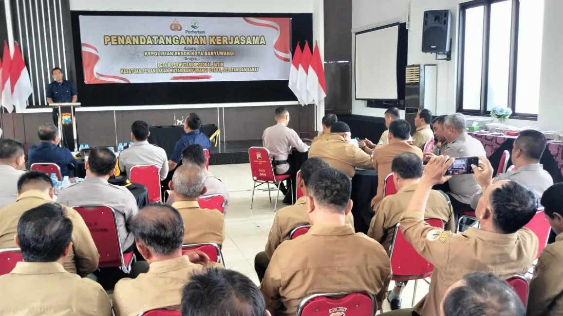 Perhutani dan Polresta Banyuwangi Teken Kerjasama Perlindungan Hutan