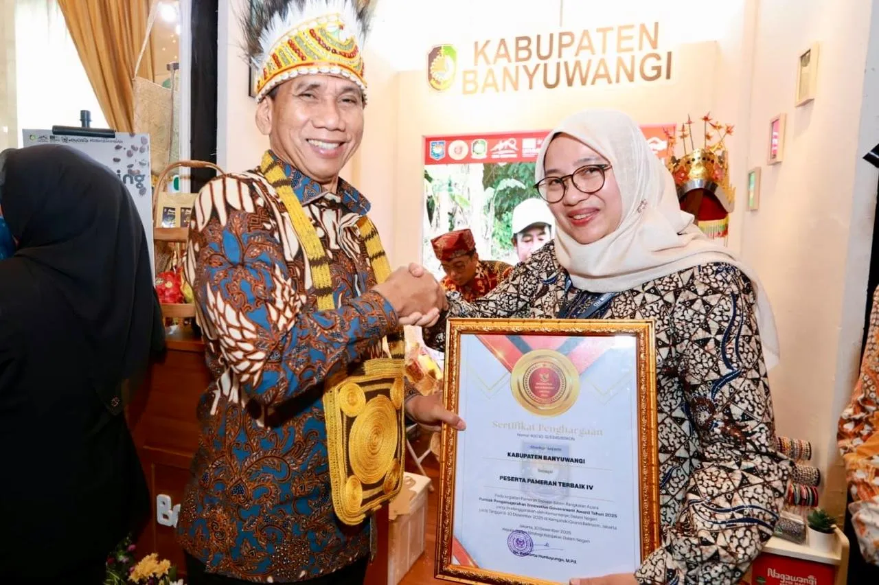 Delapan Kali Beruntun, Banyuwangi Raih Kabupaten Terinovatif se-Indonesia