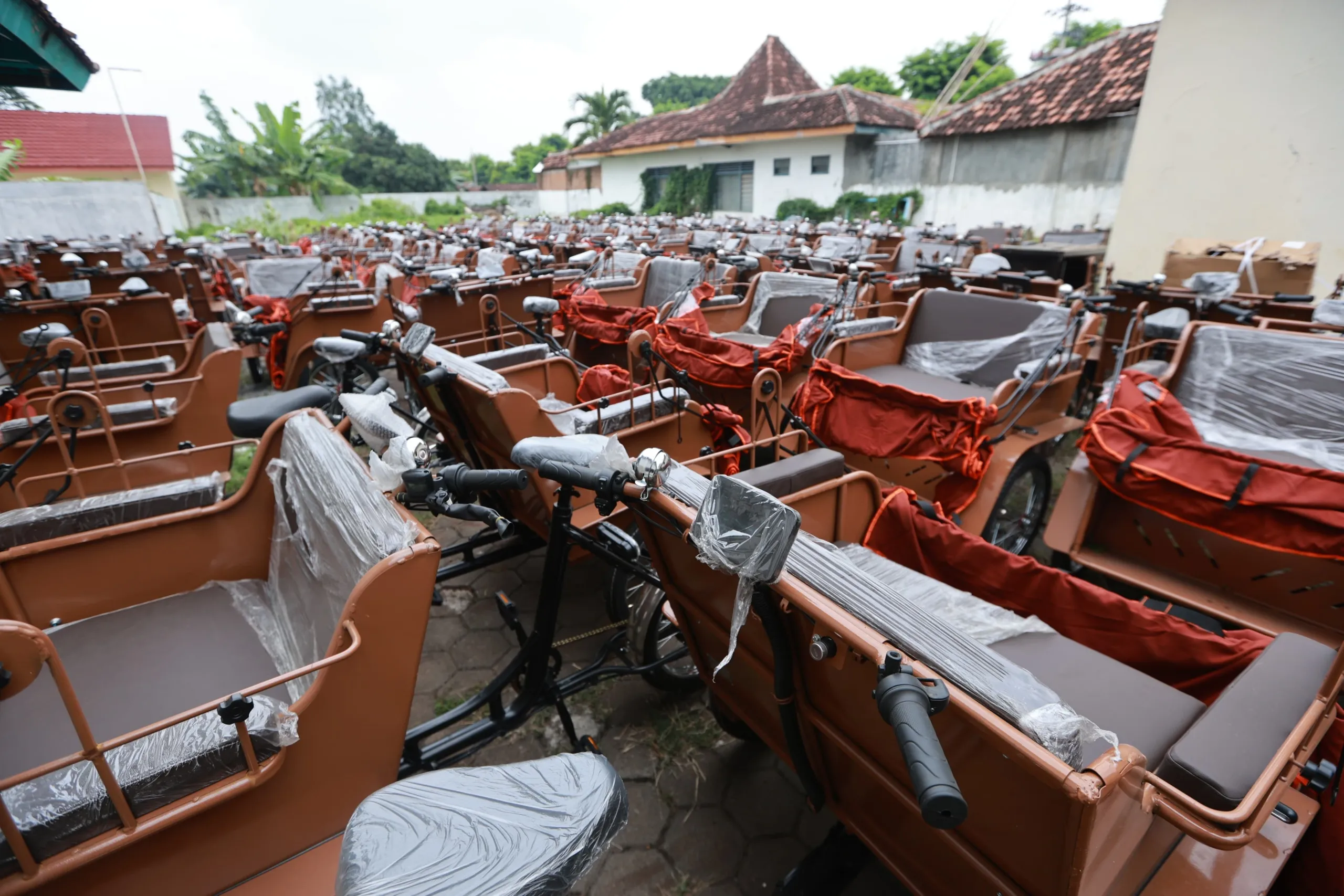 200 Becak Listrik Bantuan Presiden Prabowo Segera Dibagikan di Banyuwangi