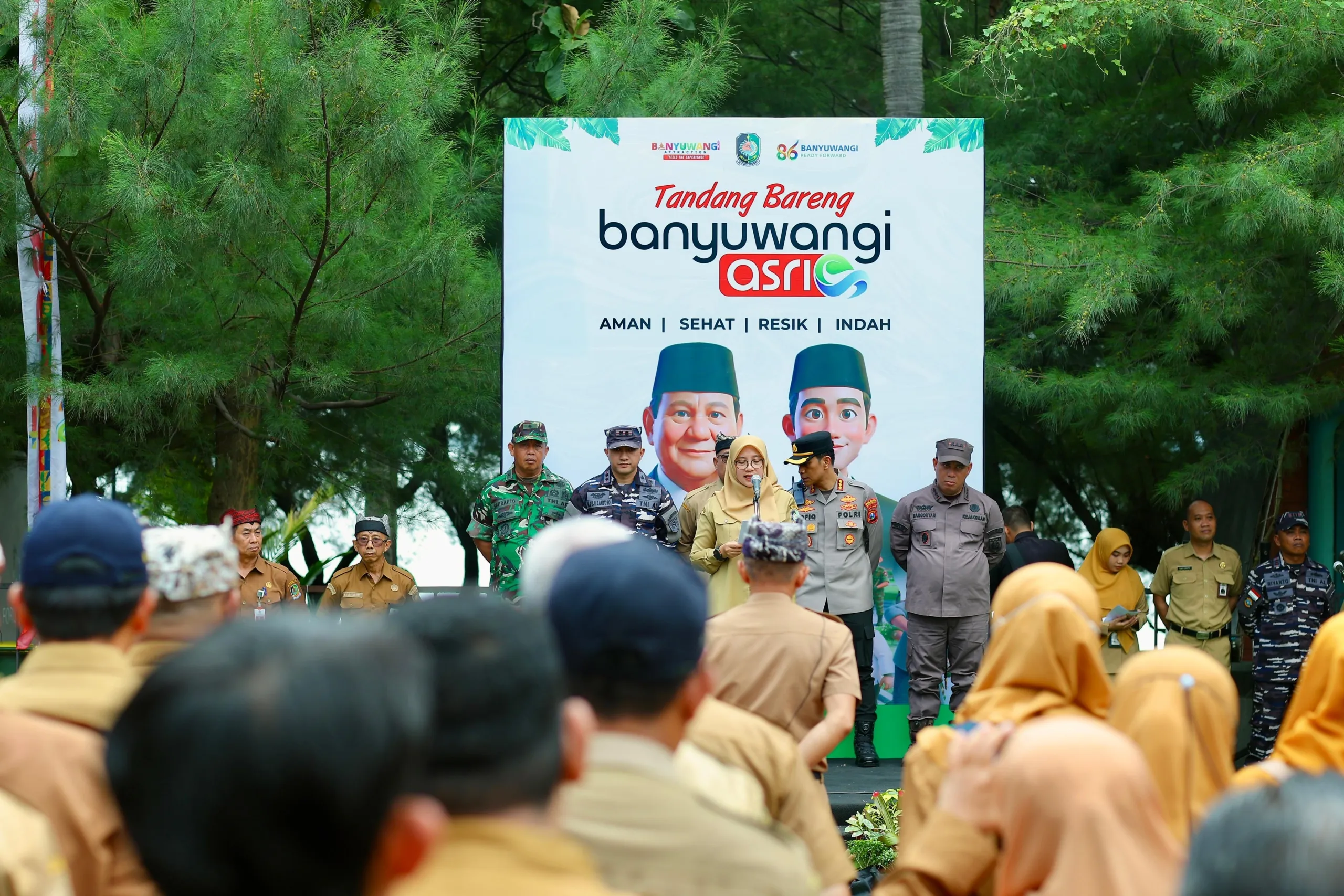 Akselerasi Program Presiden, Bupati Ipuk Tandang Bareng Wujudkan Banyuwangi ASRI