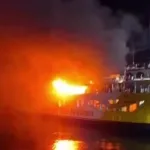 Api Mendadak Muncul di Kapal Penyeberangan Ketapang-Gilimanuk, KMP Portlink 7 Terbakar Saat Bersandar